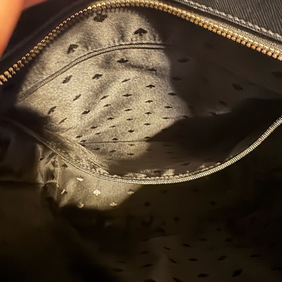 Kate spade black glitter set.  Tote, wallet and tote, Cosmetic pouch. (3 pcs) - Picture 9 of 16